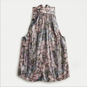 J. Crew Floral Sleeveless Top - Pink, Gray, Green